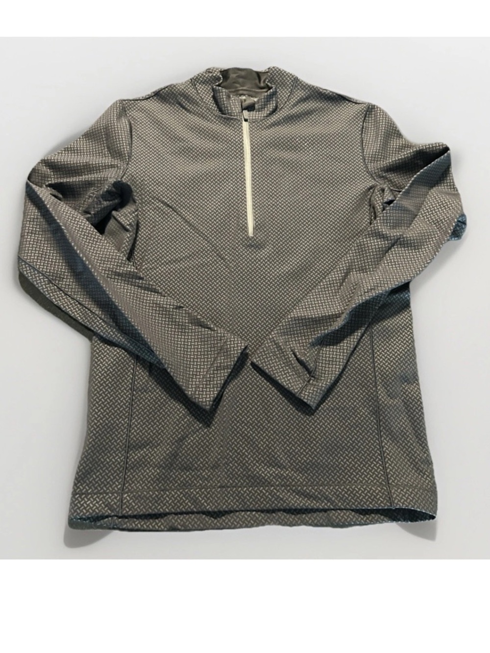 Vollebak Condition Black Ceramic Midlayer Jacket Men’s Small 1/4 Zip Sweater